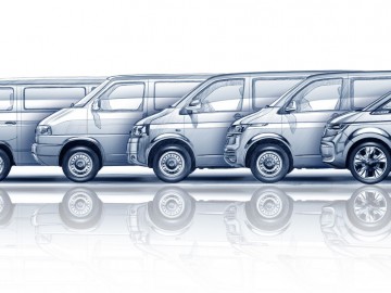 VW Multivan T7 na szkicach